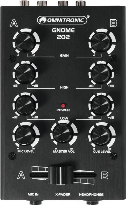 Omnitronic DJ Mixer Gnome E-202 (DJ controller)