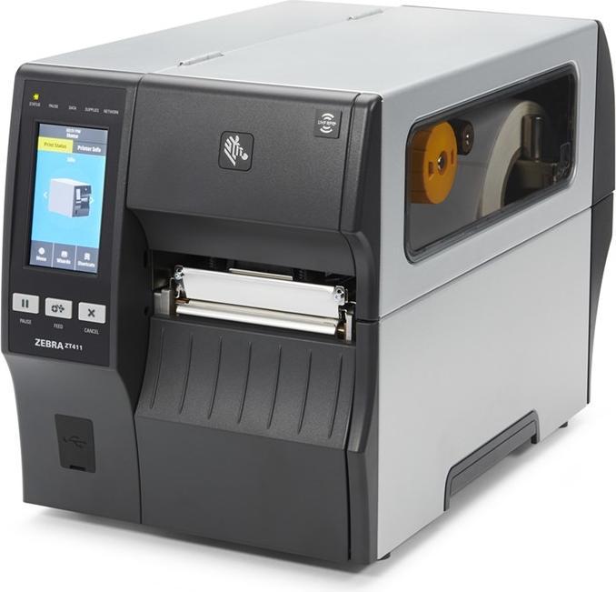 Actual product image Zebra ZT411, Direct thermal / Thermal transfer, POS printer, 203 x 203 DPI, 2.4 ips, 0.058 - 0.25 µm (203 dpi)