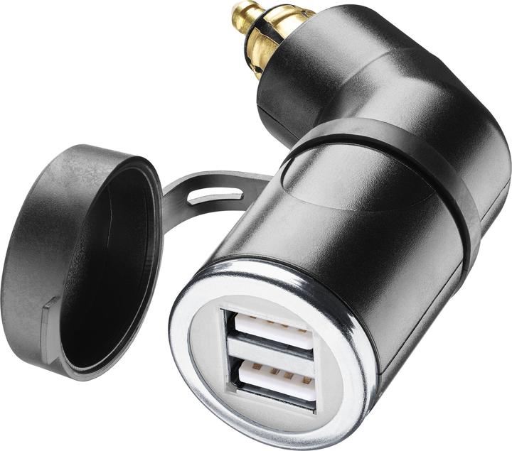 Actual product image Interphone Double USB charger for on-board power socket