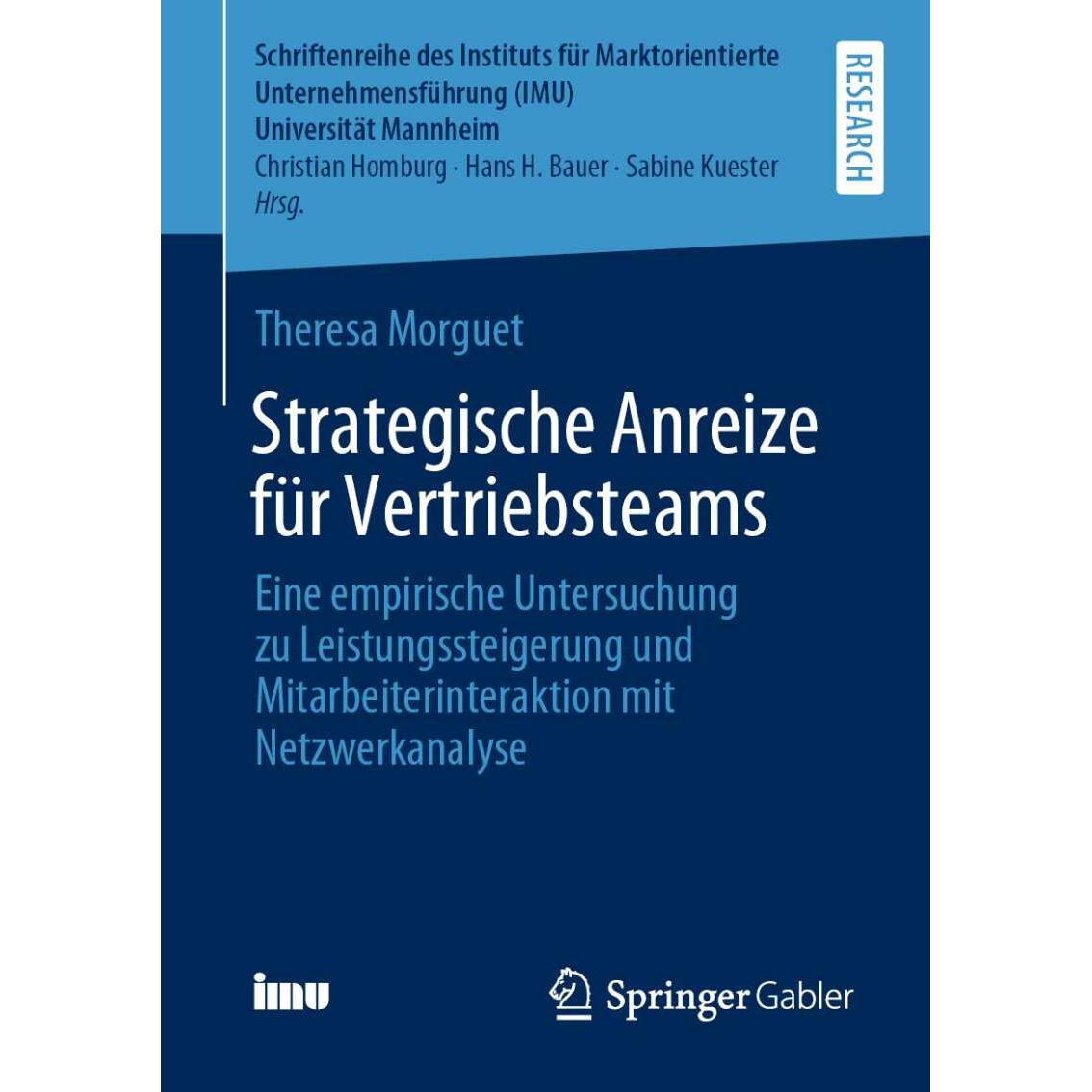 Strategische Anreize für Vertriebsteams, Fachbücher von Theresa Morguet