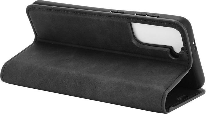 Image du produit Cover-Discount Galaxy S21 - Silky Stand Flip Case Cover noir (Samsung Galaxy S21)