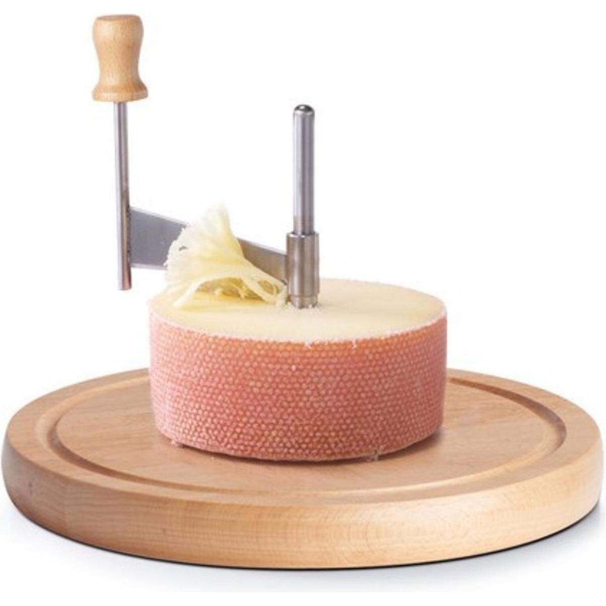 Zeller Present Käseschneideset, Küchenreibe, Silber, Braun