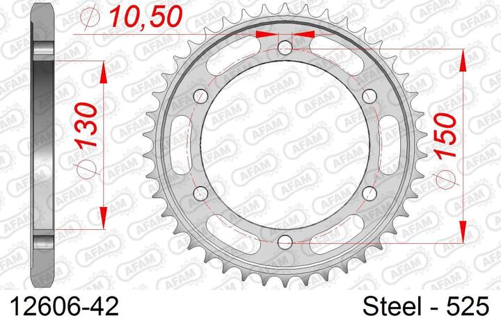 Produktbild Afam 525 42 dents (42)