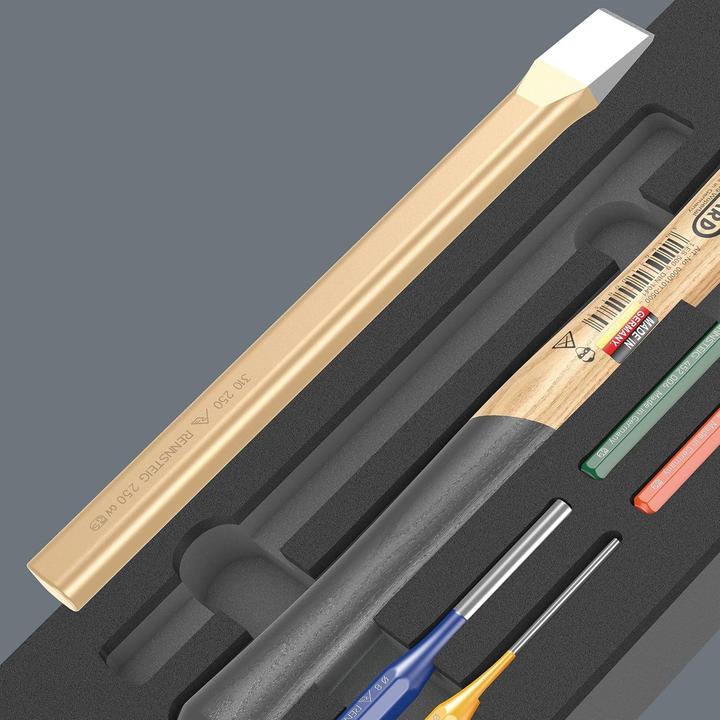 Actual product image Wera 9782 Foam insert hammer set 1 (6 pieces)