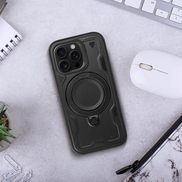 Produktbild OEM Back panel cover Case FROST ARMOR for IPHONE 15 Pro Max black (Apple iPhone 15 Pro Max)