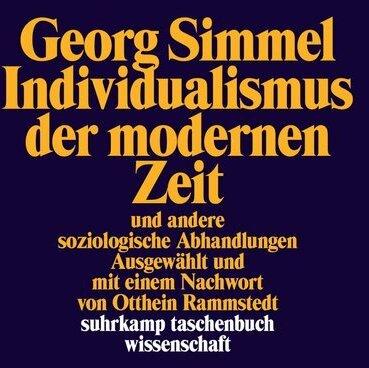 Produktbild Individualismus der modernen Zeit (Deutsch, Georg Simmel, 2008)