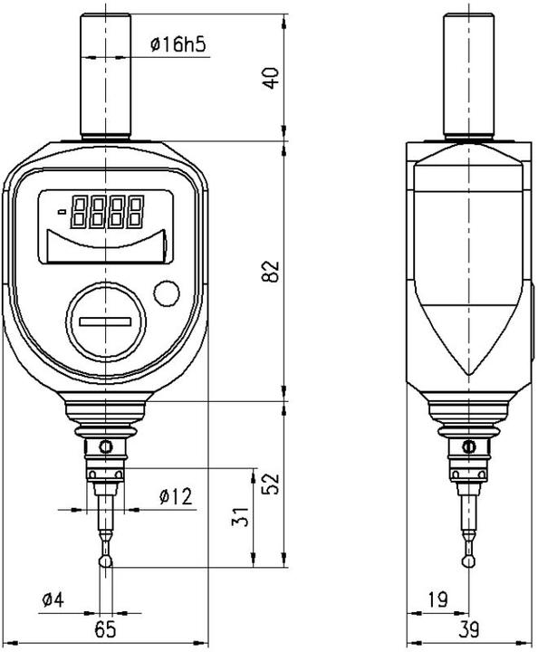 Produktbild Mahr 3D-Kantentaster 802EW - IP65