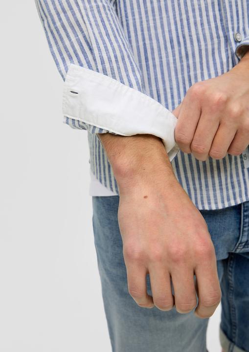 Immagine prodotto s.Oliver Hemd Hemd im Slim Fit mit Webstruktur (L)