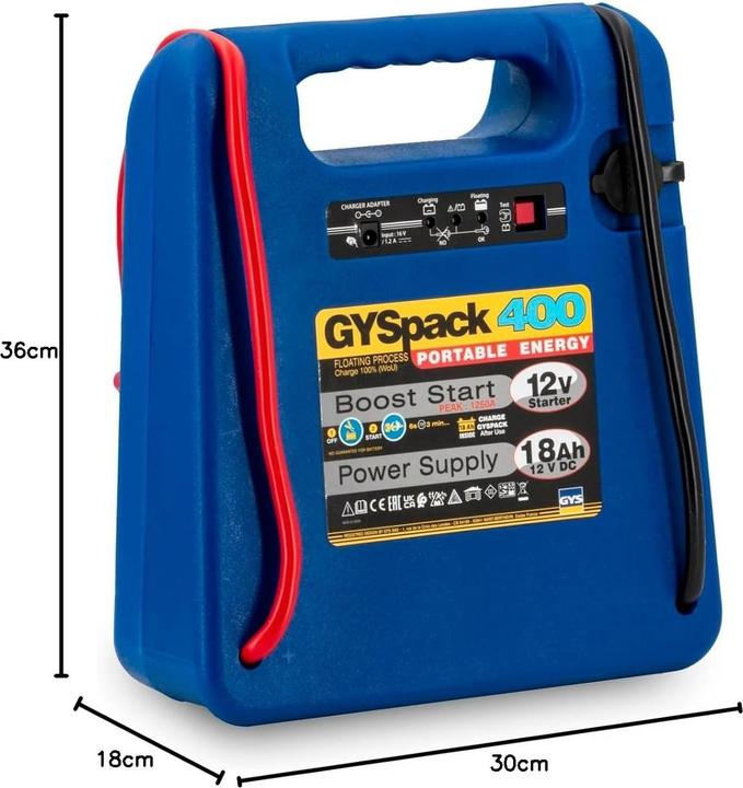 Produktbild GYS Gyspack 400 (1200 A, 18000 mAh)