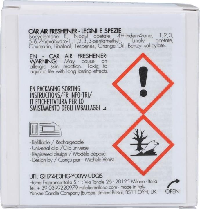 Actual product image Millefiori Legni & Spezie