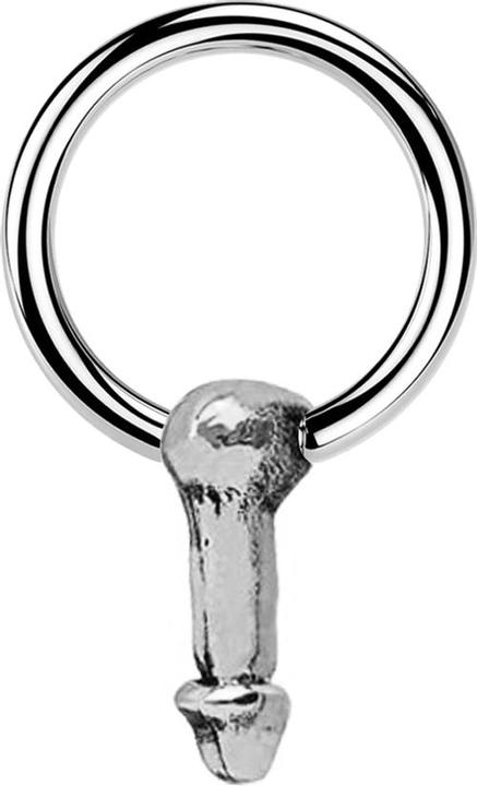 Produktbild Star Piercing Closure Ring silber Penis silber (Chirurgenstahl 316L, Messing)