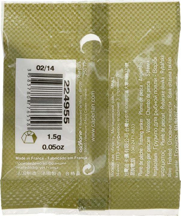 Immagine prodotto Caperlan Piombo allungato perforato