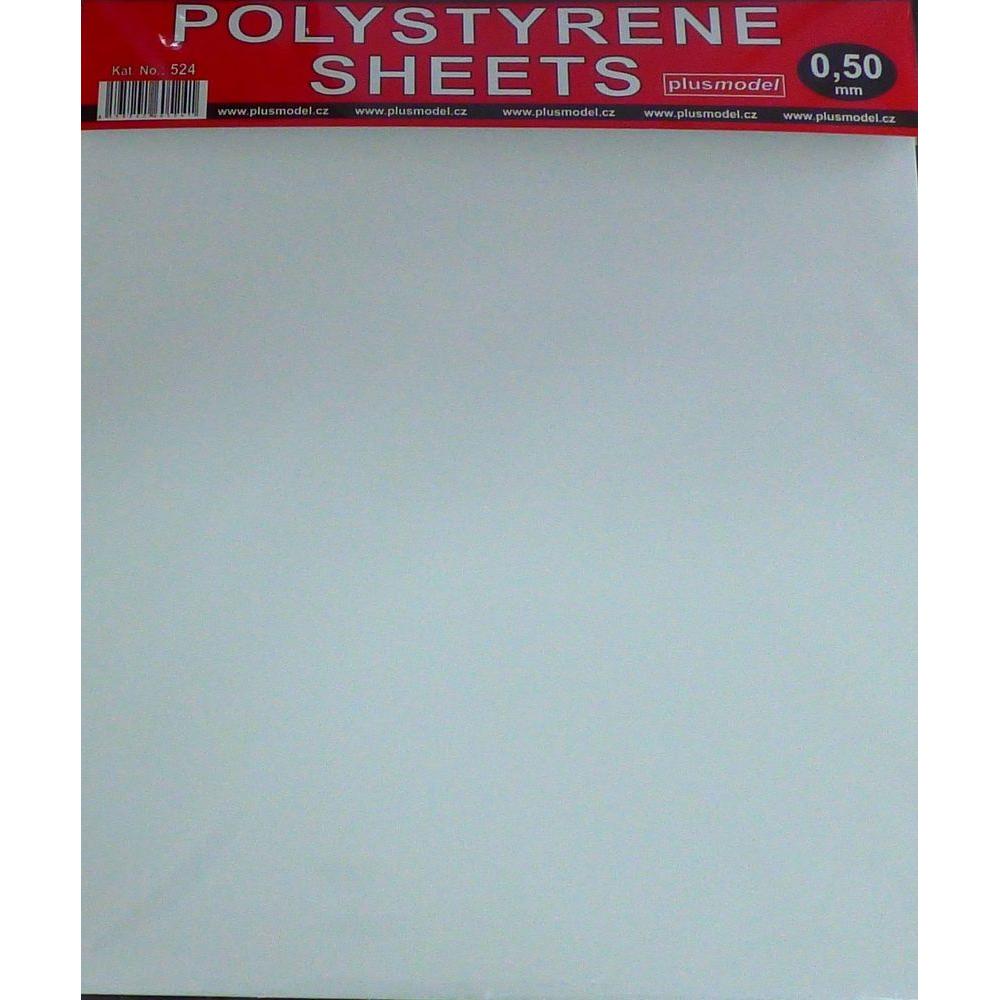 Plus Model Polystyrene sheets 0,50mm