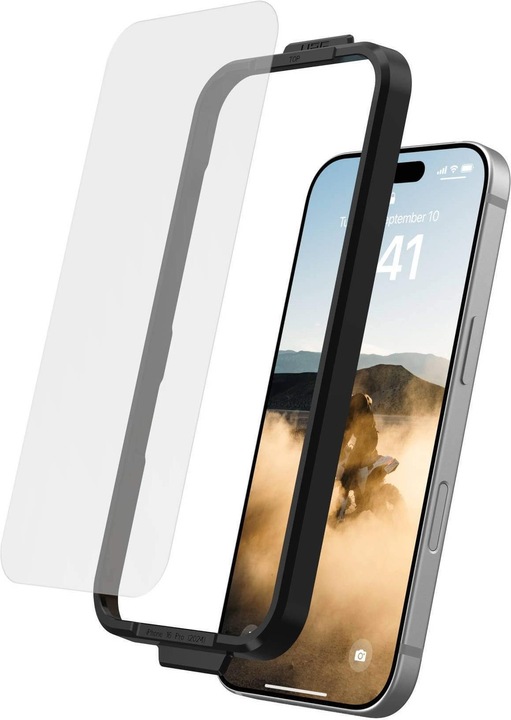 Actual product image UAG Glass Shield Ultra (1 Piece, Apple iPhone 16 Pro)