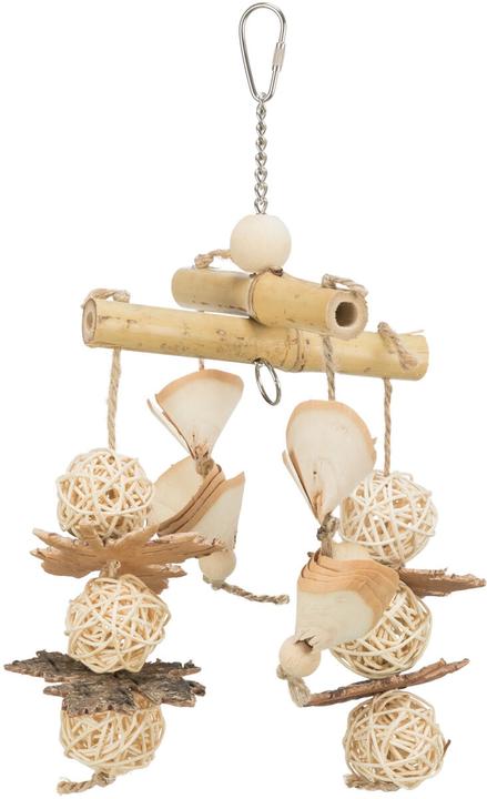 Trixie Natural toy, bamboo/rattan/wood, 31 cm