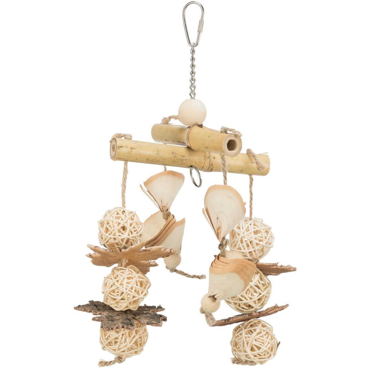 Trixie Natural toy, bamboo/rattan/wood, 31 cm, Vogelheimeinrichtung