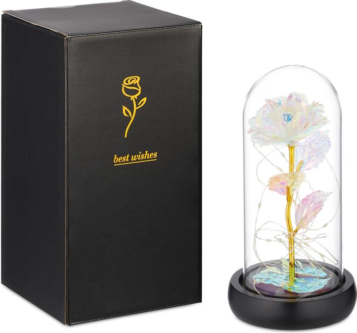 Produktbild Relaxdays Kunstrose (Infinity Blumen, 1x)