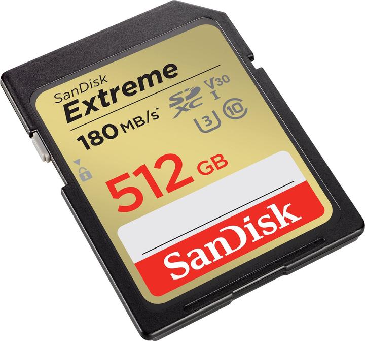 Productafbeelding SanDisk Extreme (512 GB, SDXC, U3, UHS-I)