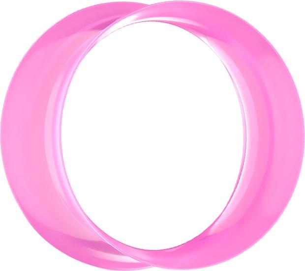 Immagine prodotto Star Piercing Tunnel svasato rosa (senza ottone, Silicone)