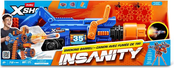 Produktbild Zuru XSHOT - Insanity Blaster Smoke N Barrel mit Darts