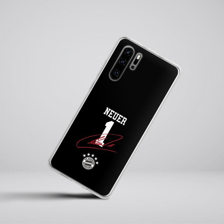 Produktbild DeinDesign Silikon Hülle für Huawei P30 Pro Handyhülle Case Smartphone Schutzhülle FC Bayern München FCB (Huawei P30 Pro)