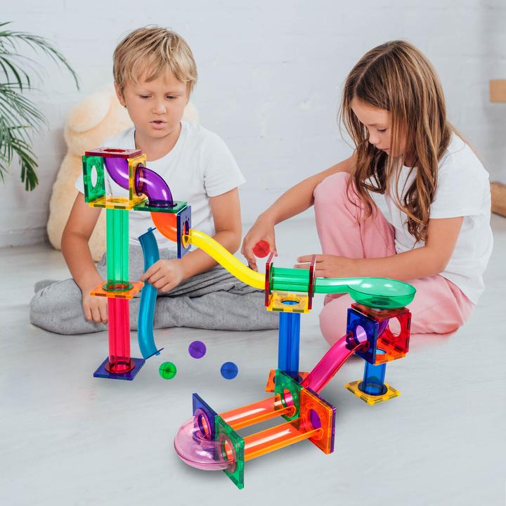 Productafbeelding PicassoTiles Picasso Tegels - Marmer run set (50 stuks) (PTG50)