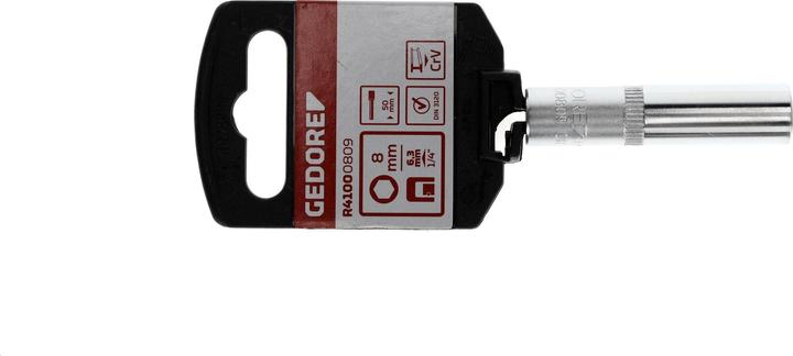 Actual product image Gedore Red red R41000809 Socket 1/4" hexagon 8 mm length 50 mm (8 mm)