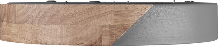 Produktbild Beliani Deckenleuchte LED grau / heller Holzfarbton rund PATTANI (1400 lm)