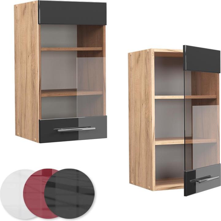 Produktbild Vicco Küchenglasschrank Fame-Line (40 x 34.10 x 72 cm)