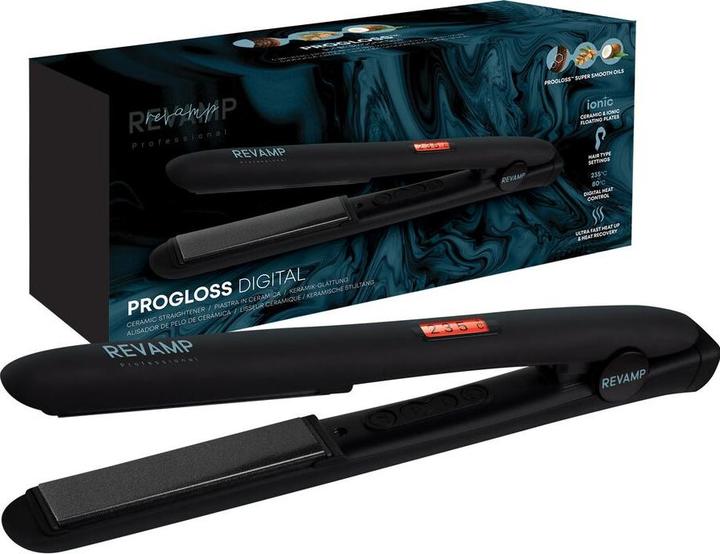 Image du produit Revamp ST-1000-UE Redresseur de cheveux numérique en céramique Progloss (Fer plat)