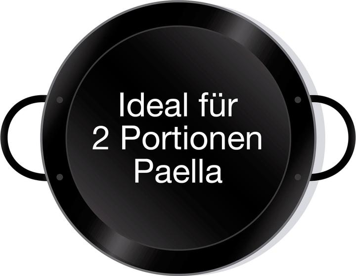 Immagine prodotto All'Grill Padella per paella smaltata Ø 26 cm (26 cm, Padella per friggere, Acciaio)