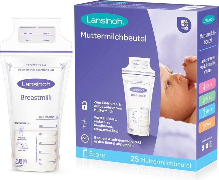 Produktbild Lansinoh Muttermilchbeutel