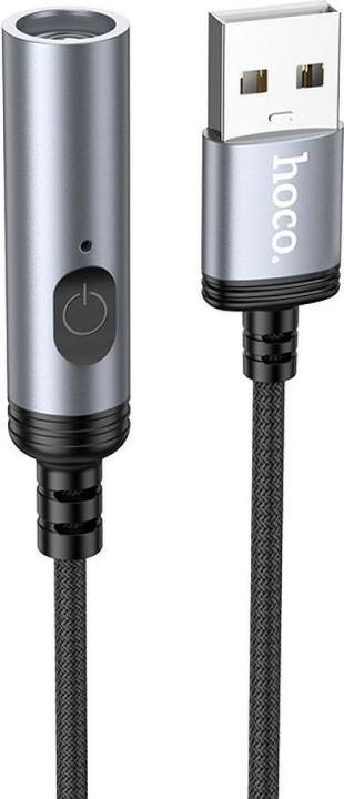 Produktbild Hoco Cigarette Lighter UA30, USB-A, 30cm, Grau