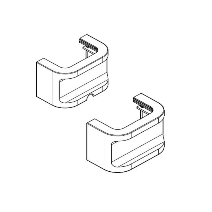 Image du produit Bachmann PRIMO 2 Accessoires, embouts avec enrouleur de câble, noir (2x)