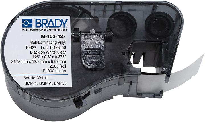 Productafbeelding Brady BMP41/BMP51/BMP53 Labelmaker (1.27 cm)