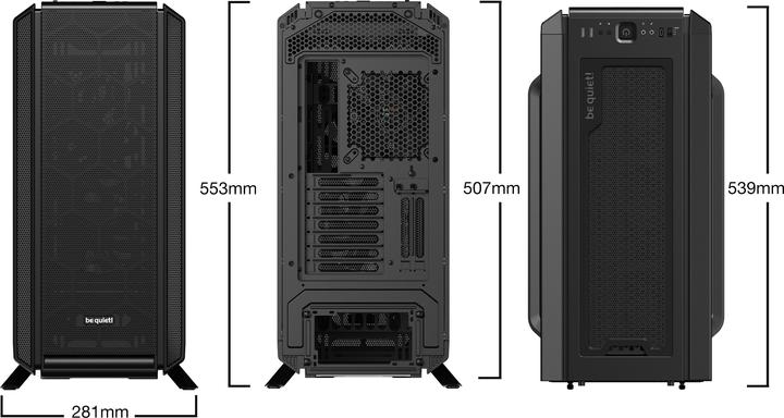 Produktbild be quiet! Silent Base 802 Window (ATX, mATX, Mini-ITX)