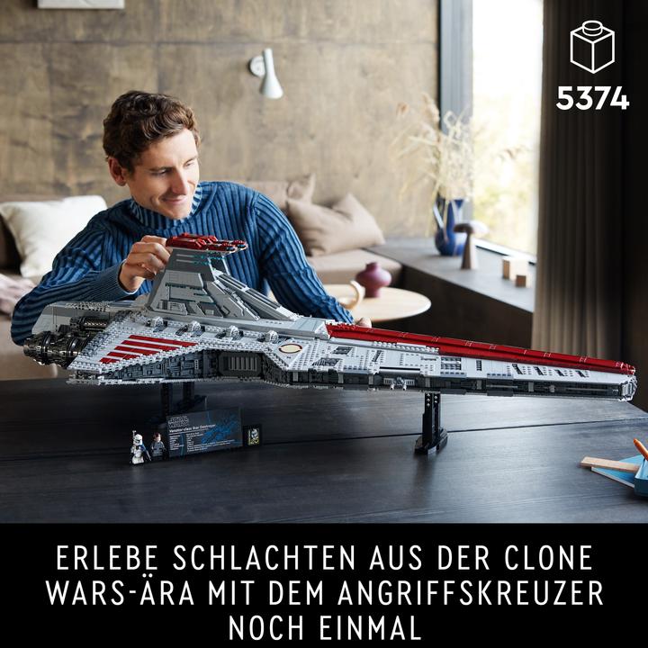 Productafbeelding LEGO Star Wars UCS Venator-klasse Republikeinse Aanvalskruiser (75367, LEGO Star Wars, LEGO Zeldzame Sets)