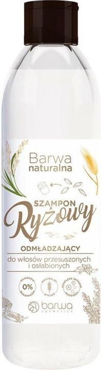 Actual product image Barwa Colour - Natural Rice Shampoo For Dry And Weakened Hair 300Ml (300 ml, Dry shampoo)