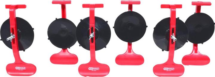 KS Tools Zierleisten-Montagesauger-Satz, 6-tlg., Ã˜ 85mm