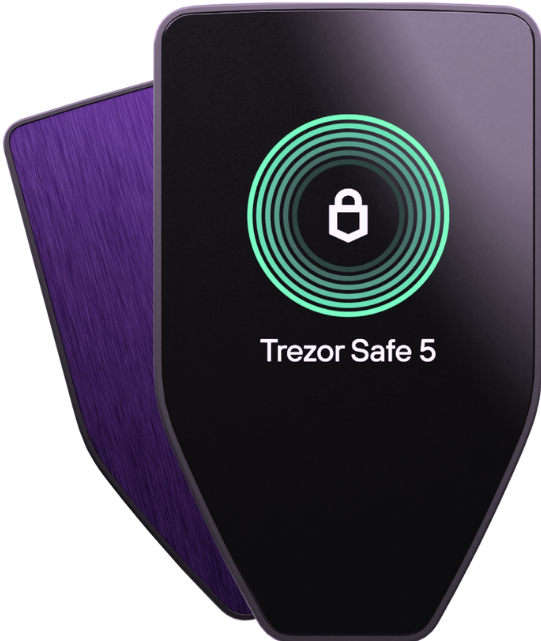 Image du produit Trezor Coffre-fort 5 - Violet Ore (Bitcoin, Autrui, Dogecoin, Ethereum Classic)