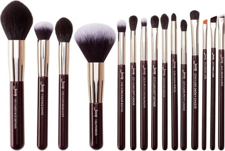 Actual product image NoName Brand 15Pcs Professional Makeup Brushes Set Foundation Powder Definer Shader Liner T282 Zinfa (Set)