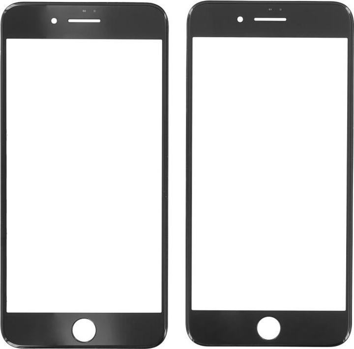 Actual product image OEM Display glass for iPhone 7 Plus black (Display, iPhone 7 Plus)