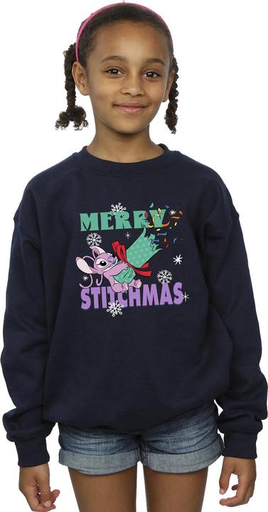 Produktbild Lilo & Stitch Merry Stitchmas Sweatshirt Mädchen (128)