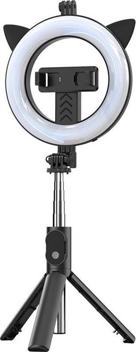 Actual product image iLike Selfie Handle Tripod And Ring Light Bluetooth