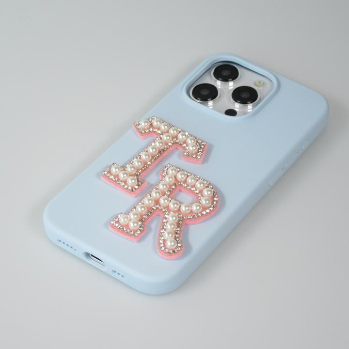 Produktbild PhoneLook Sticker Aufkleber für Handy/Tablet/Computer 3D Pearls Buchstabe C