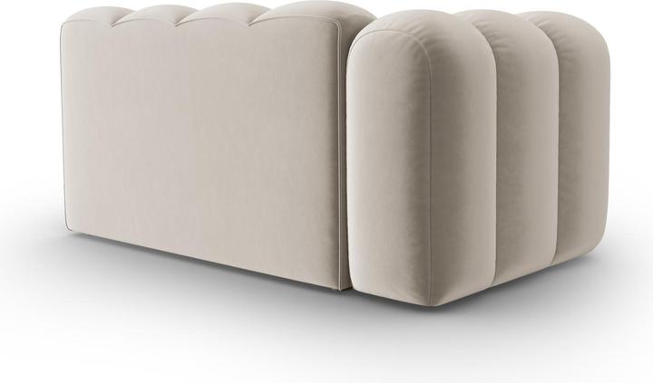 Image du produit Micadoni Canapé Modulable Gauche en Velours, "Lupine", 2 Places, 145x95x70Fabriqué en Europe (2 places)