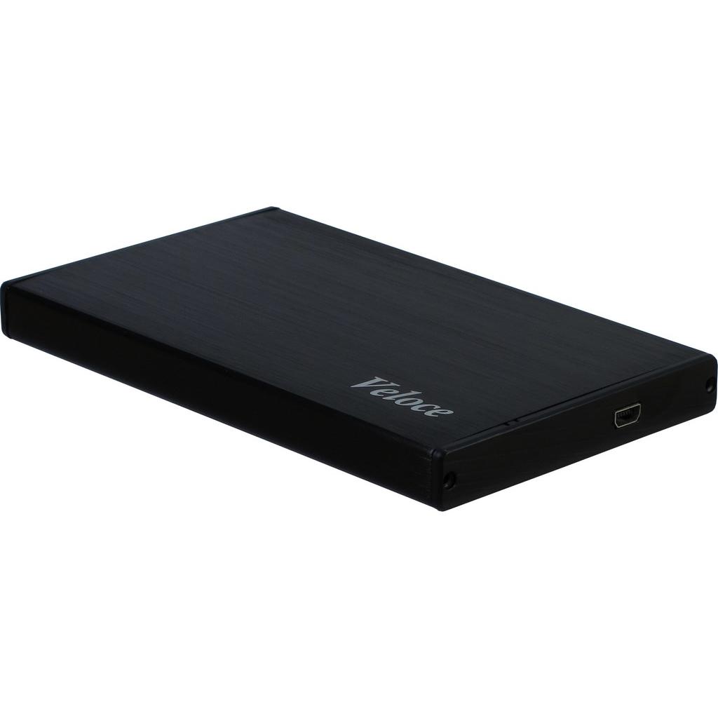 Intertech Inter-Tech Veloce GD-25612 (2.5"), Festplattengehäuse, Schwarz