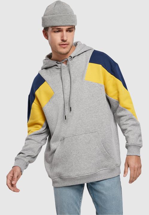 Immagine prodotto Urban Classics Felpa con cappuccio oversize a 3 toni (M)