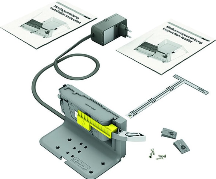 Blum SERVO-DRIVE uno für stehende Mülllösungen