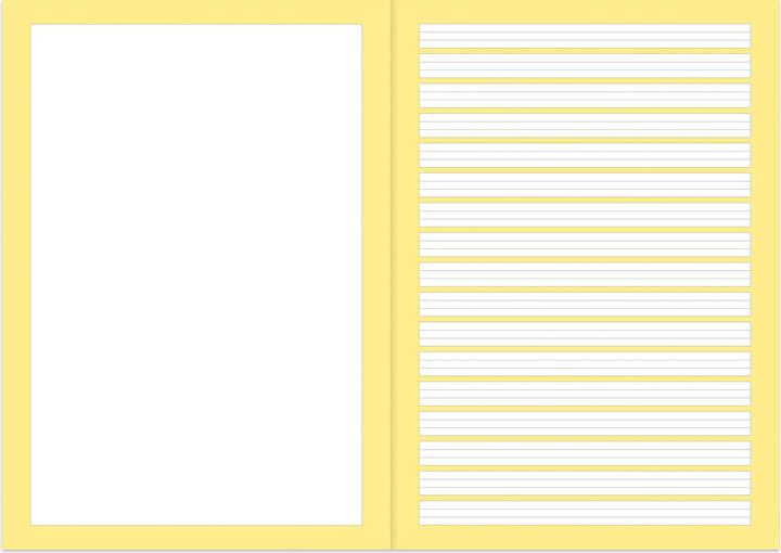 Actual product image Staufen Storybook Premium ruled 2G lined DIN A4 without margin, 16 sheets (A4, Special ruling, Soft cover)